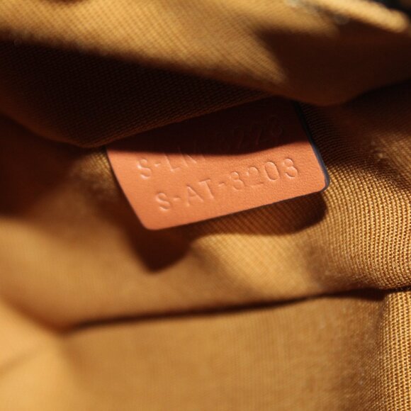 CELINE Triomphe Canvas Calfskin Ava Shoulder Bag Handbag - Picture 4 of 9